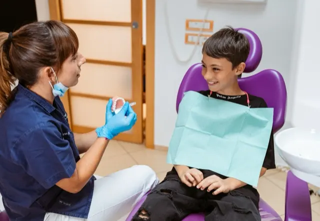 Welcoming patients at the practice